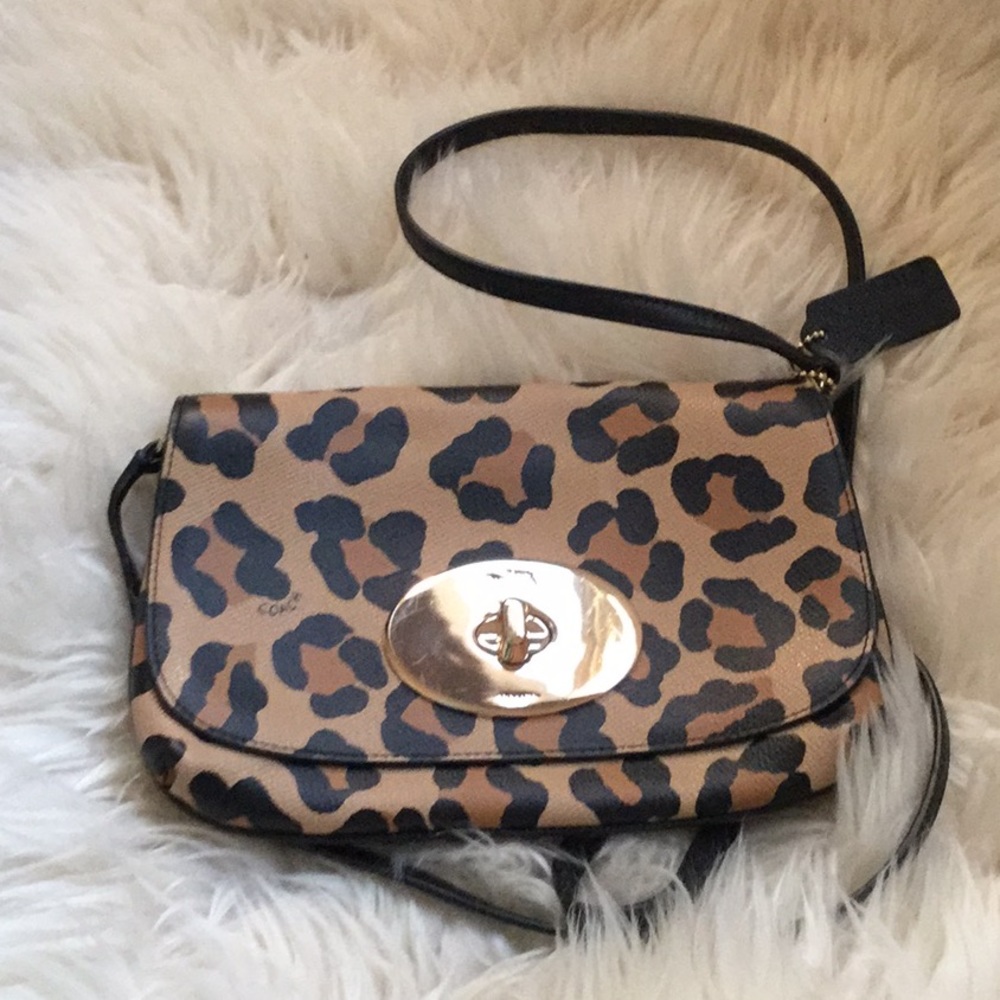 Coach Leopard Print Handbag
